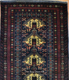 Antique Balochi 2.5' x 10' - Buy Handmade Rugs Online | Carpets