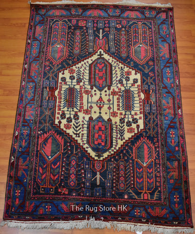 Antique Bakhtiar 4.5' x 7' - Buy Handmade Rugs Online | Carpets
