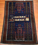 Old Balochi 4' x 6' - Buy Handmade Rugs Online | Carpets