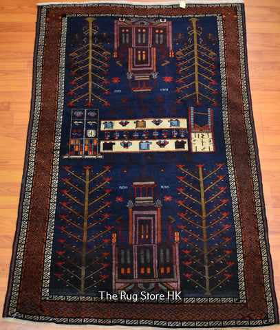 Old Balochi 4' x 6' - Buy Handmade Rugs Online | Carpets