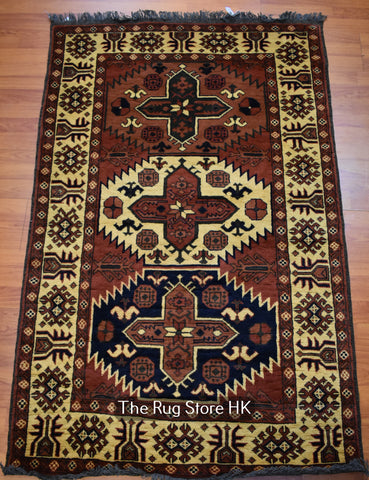 Kargahi 3'9" x 5'8" - Buy Handmade Rugs Online | Carpets 